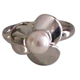 Poiray Petale Ring Silber
