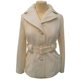 Kenneth Cole-Jackets-Cream