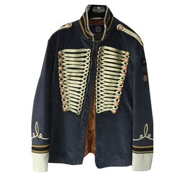 Autre Marque-La martina Blazers Jackets-Navy blue