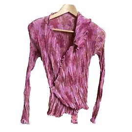Autre Marque Ganteb's Plissierte Bluse Rosa Pink