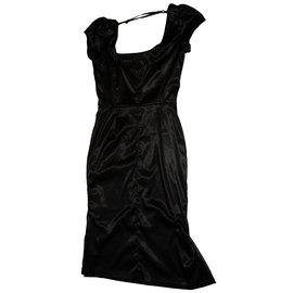 Guess Black Polyester Dress S Black