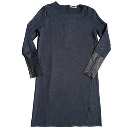 Cos Vestidos Negro Gris