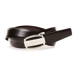 Trussardi adjustable men's belts Black