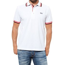 Hugo Boss-Hugo Boss homens nwt camisa polo tamanho xl branco-Branco