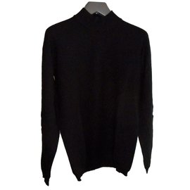 Armani-Armani collezioni men's new high neck sweater-Black