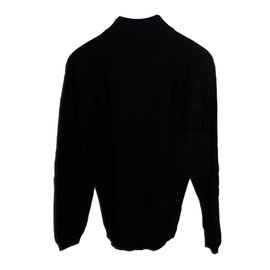 Armani-Armani collezioni men's new high neck sweater-Black