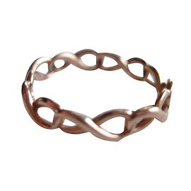 Tiffany & Co Infinity Ring Rubedo Rosa Pink