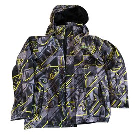 Quicksilver-Body garçon-Noir,Vert,Gris