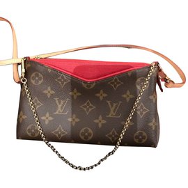 Louis Vuitton-Pallas-Brown,Red