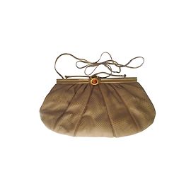 Judith Leiber Pochette Beige