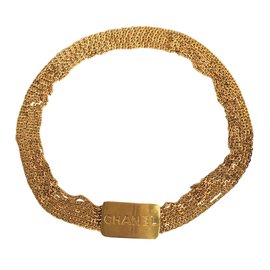 Chanel-Cinturones-Dorado