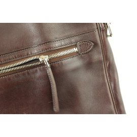 Hermès-Bags Briefcases-Dark brown