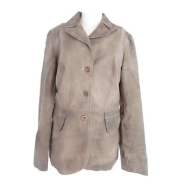 Miu Miu-Miu Miu Vintage procesado chaqueta de gamuza a medida-Otro