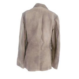 Miu Miu-Miu Miu Vintage Processed Tailored Suede Jacket-Other