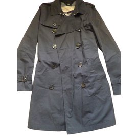 Burberry Brit-Trench coats-Navy blue