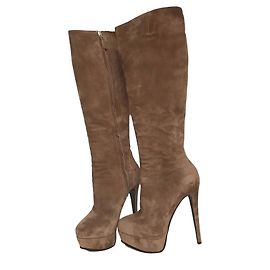 Botas Nando Muzi de camurça bege Bege