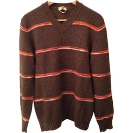 Hermès-Sweaters-Brown