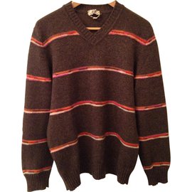 Hermès-Sweaters-Brown