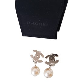 Chanel-Ohrringe-Silber