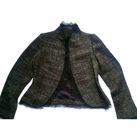 Zara Jackets Brown Khaki