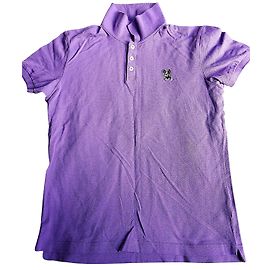 Dsquared2 polo de cor roxa XL de novos homens Roxo