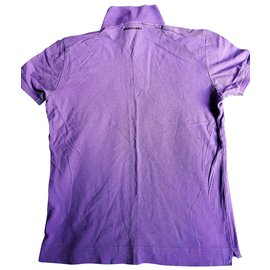Dsquared2-Dsquared2 nuevo polo XL de color morado para hombre-Púrpura