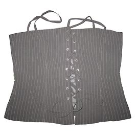 Bustier Cacharel Nero in Viscosa Taglia 38 Nero