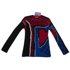 Valentino-Suéter de lana Valentino, Talla xs-Multicolor