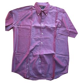 Camicia Polo Ralph Lauren in cotone viola Taglia L Porpora