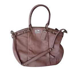 Coach Madison Handbag Pink Leather Pink