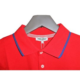 Kenzo-Kenzo brand new men's polo red medium-Red