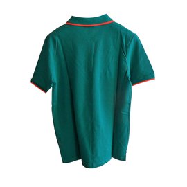 Kenzo-Kenzo new men's polo with tiger logo, green large-Green