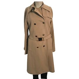 Hugo Boss Wollmantel Taupe Taupe