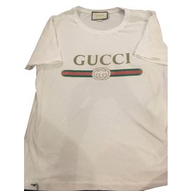 Gucci tees Blanco