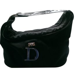 Christian Dior-Monederos, carteras, casos-Negro