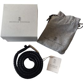 Nuevo cinturón marrón oscuro para hombre de Brunello cucinelli. Marrón oscuro