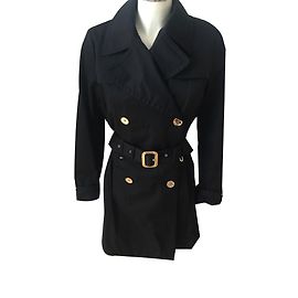 Michael Kors Trench Coats Preto