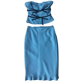 Louis Vuitton-Vestidos-Azul
