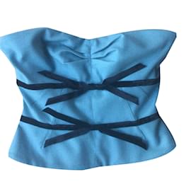 Louis Vuitton-Vestidos-Azul