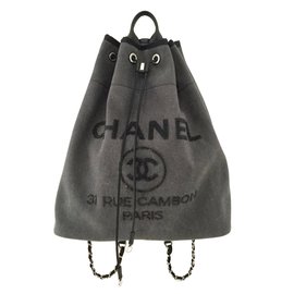 Chanel-Deauville-Gris antracita