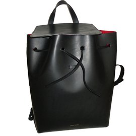 Mansur Gavriel Backpacks Black