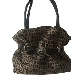 Sonia Rykiel Bolsas Preto Taupe