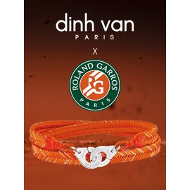 Dinh Van-Braclet Dinh Van menottes Roland Garros-Orange