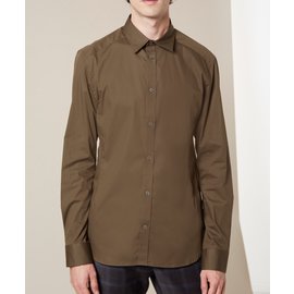 Paul & Joe-Paul & joe new men's stretch shirt-Olive green