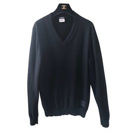 Chanel Pullover Schwarz