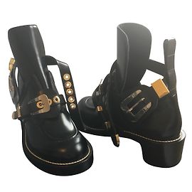 Balenciaga Ankle Boots Black