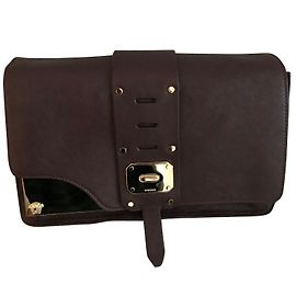 Gianni Versace VERSACE Stardvst shoulder bag - DK10C BORDEAUX Dark brown