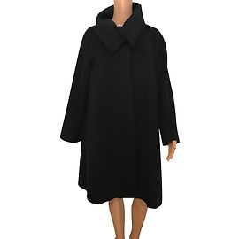 Cappotto Max Mara in lana nero Nero