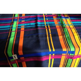 Yves Saint Laurent-sciarpe-Multicolore