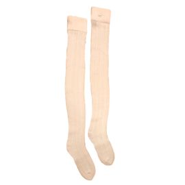 Chanel knee socks Cream